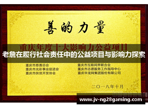 老詹在履行社会责任中的公益项目与影响力探索